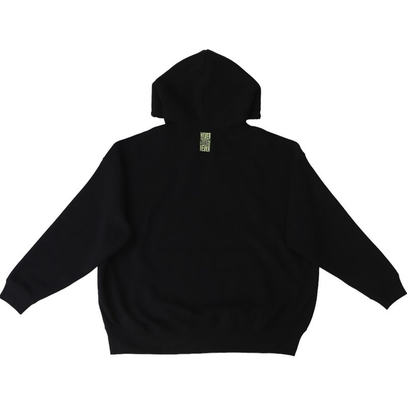 Never ending waves hoodie black