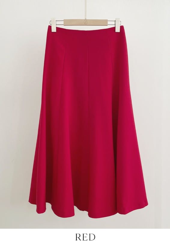 Elina Span Flare Long Skirt
