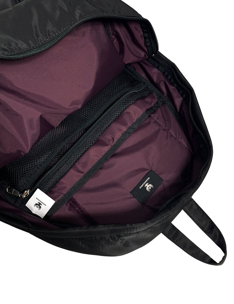 Padded Cargo Pocket Backpack (Black)