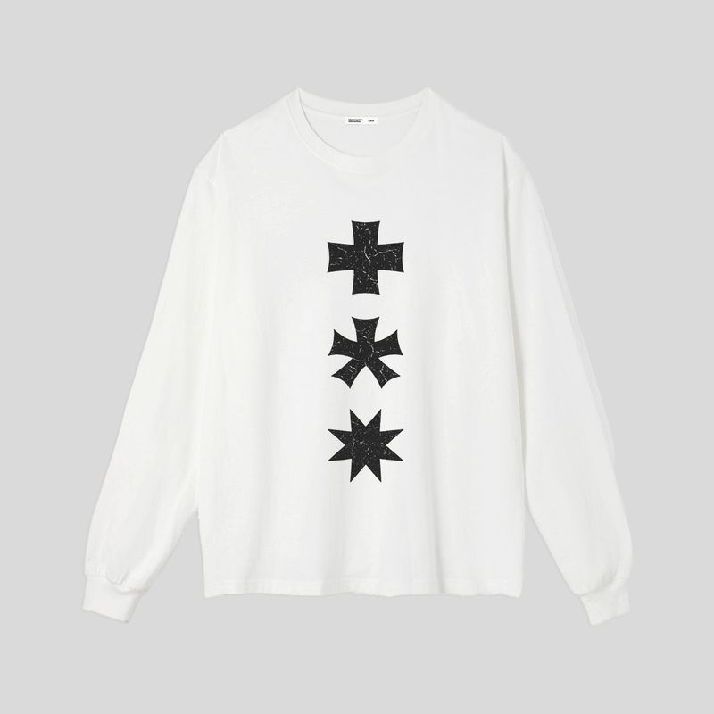 MM THREE LOGO LONG SLEEVE (2 COLORS)