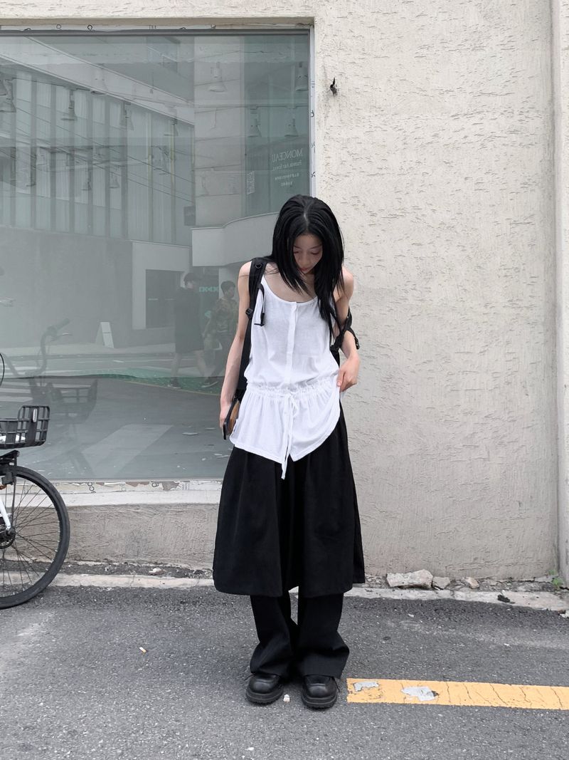  FRILL SLEEVELESS MINI ONEPIECE