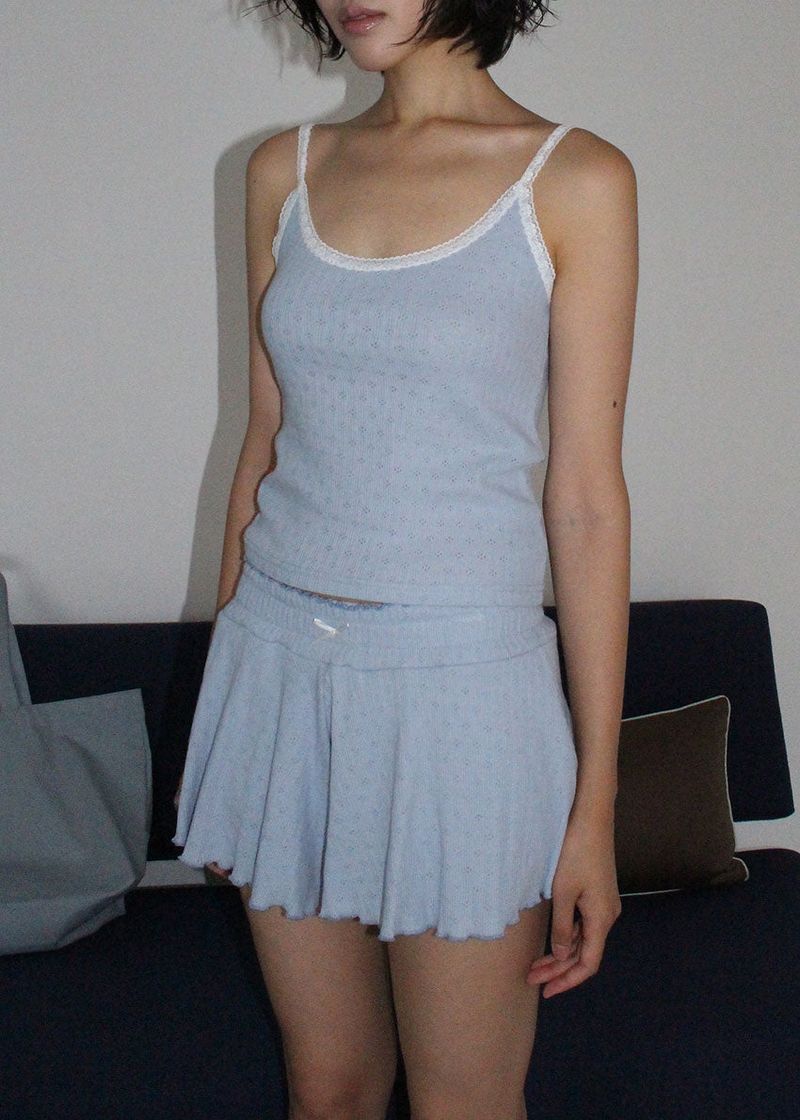POINTEL LACE SLEEVELESS