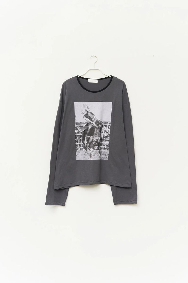 (W) Cow Printed Top