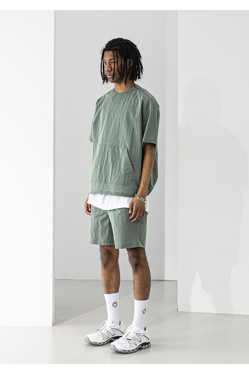 NYLON METAL SHORT PANTS