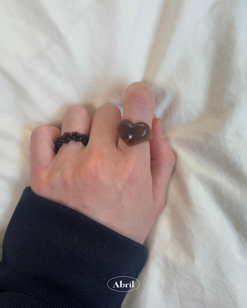 Volume Heart Ring (3 color)