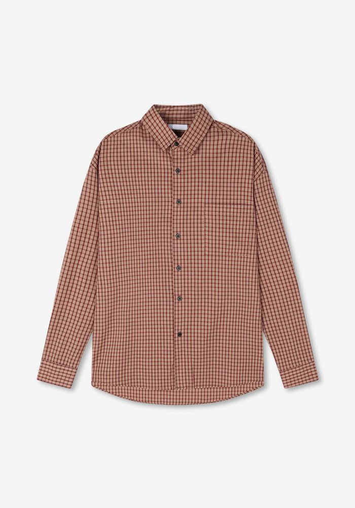 SN Check Pattern Overfit Shirts