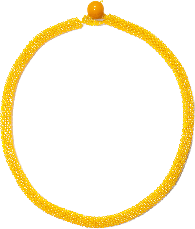 Classic crochet necklace (tangerin)