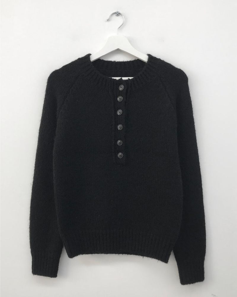 Lambswool alpaca knit (4color)