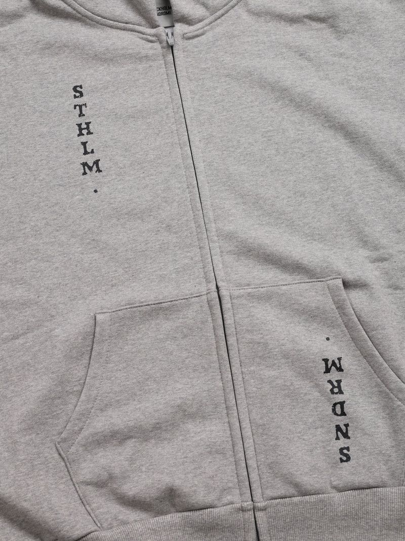 JOKER ZIP HOODIE - GREY