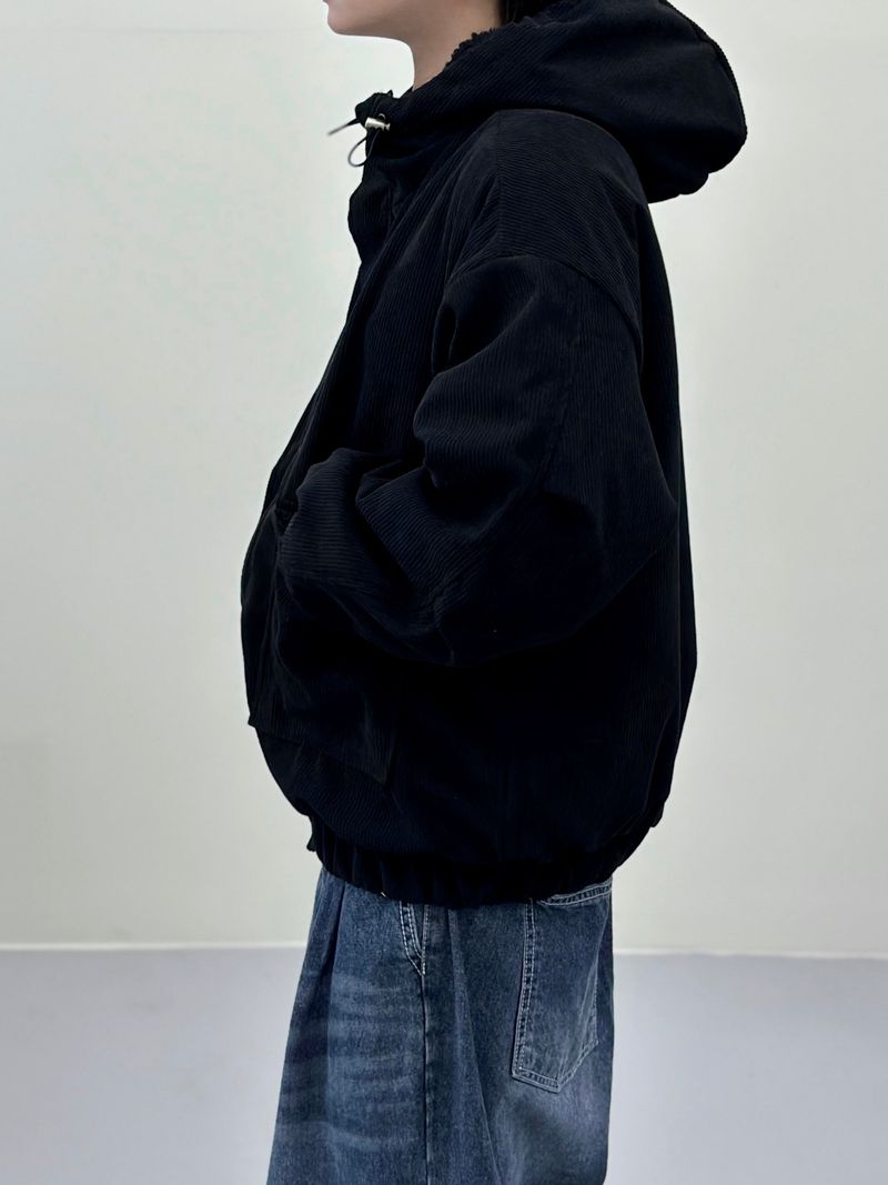 Number Jack Corduroy Hooded Jacket 3C