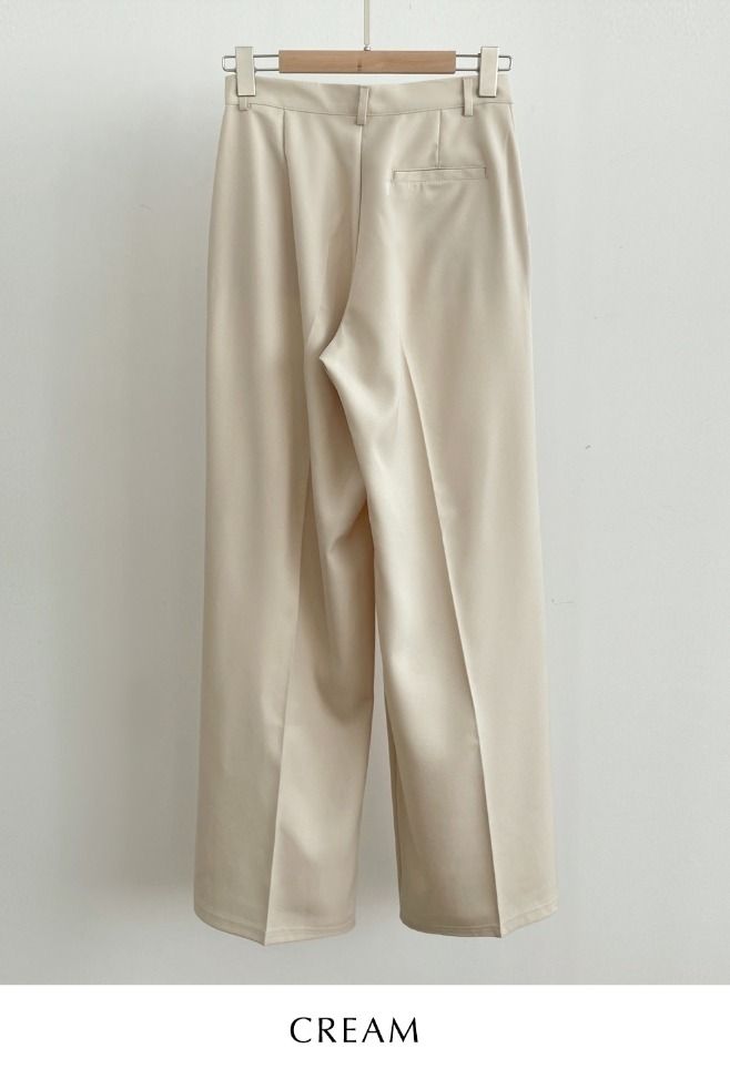 Botel Two Pintuck Wide Slacks