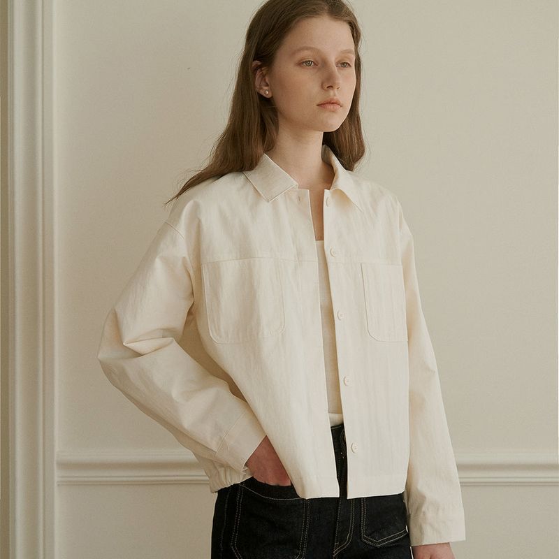 URAGO（ユラゴ）の「Light cotton jumper（Jackets/Outerwear）」