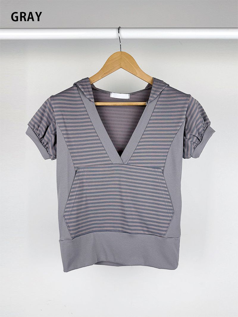 HAZY STRIPE HOODIE (2C)