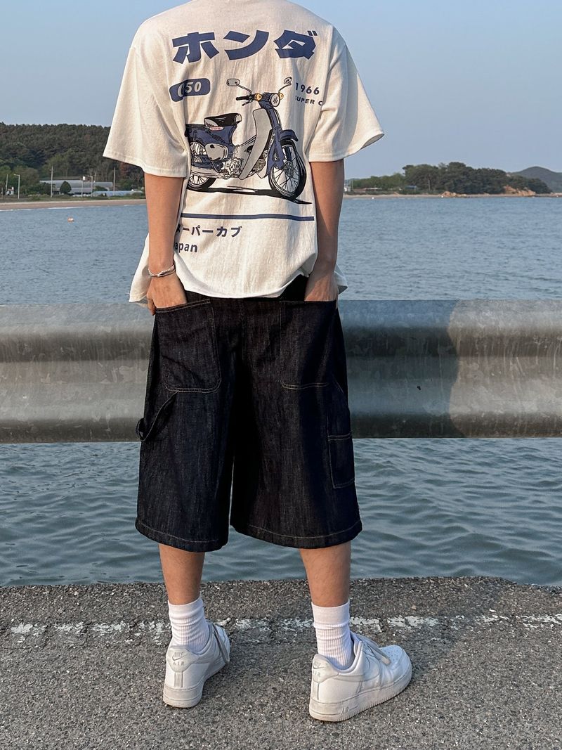 [Linen] Carpender Banding Bermuda Pants