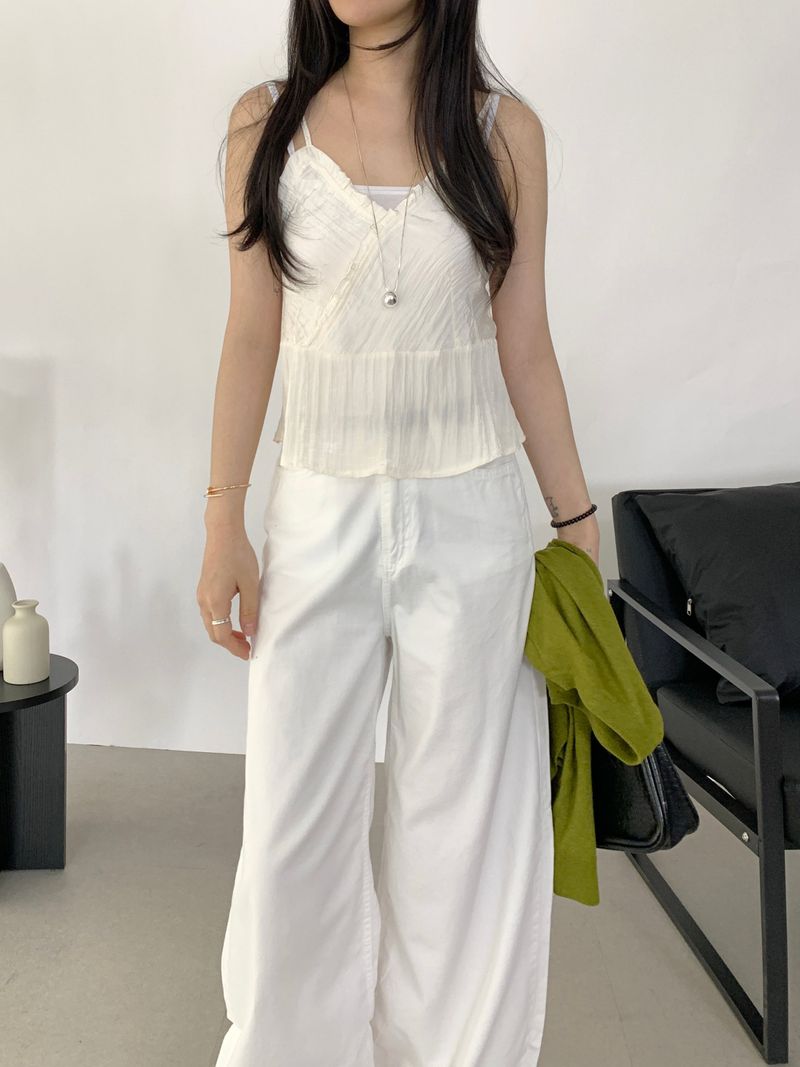 Julia straight wide pants
