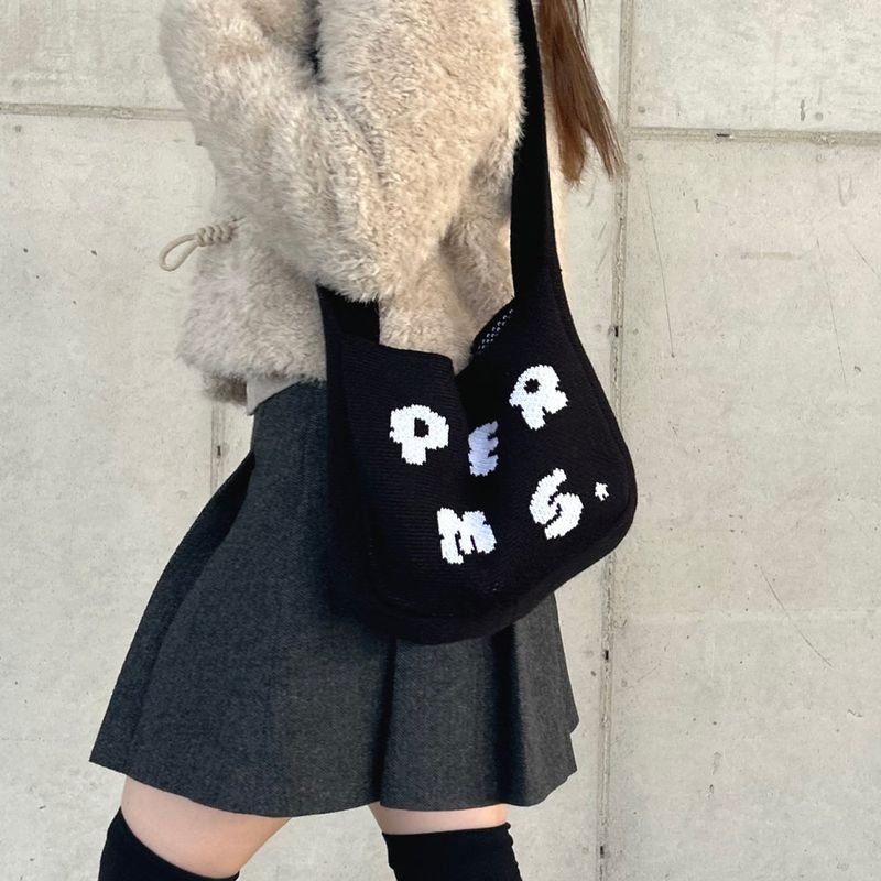 Knit Bag | Perms Logo