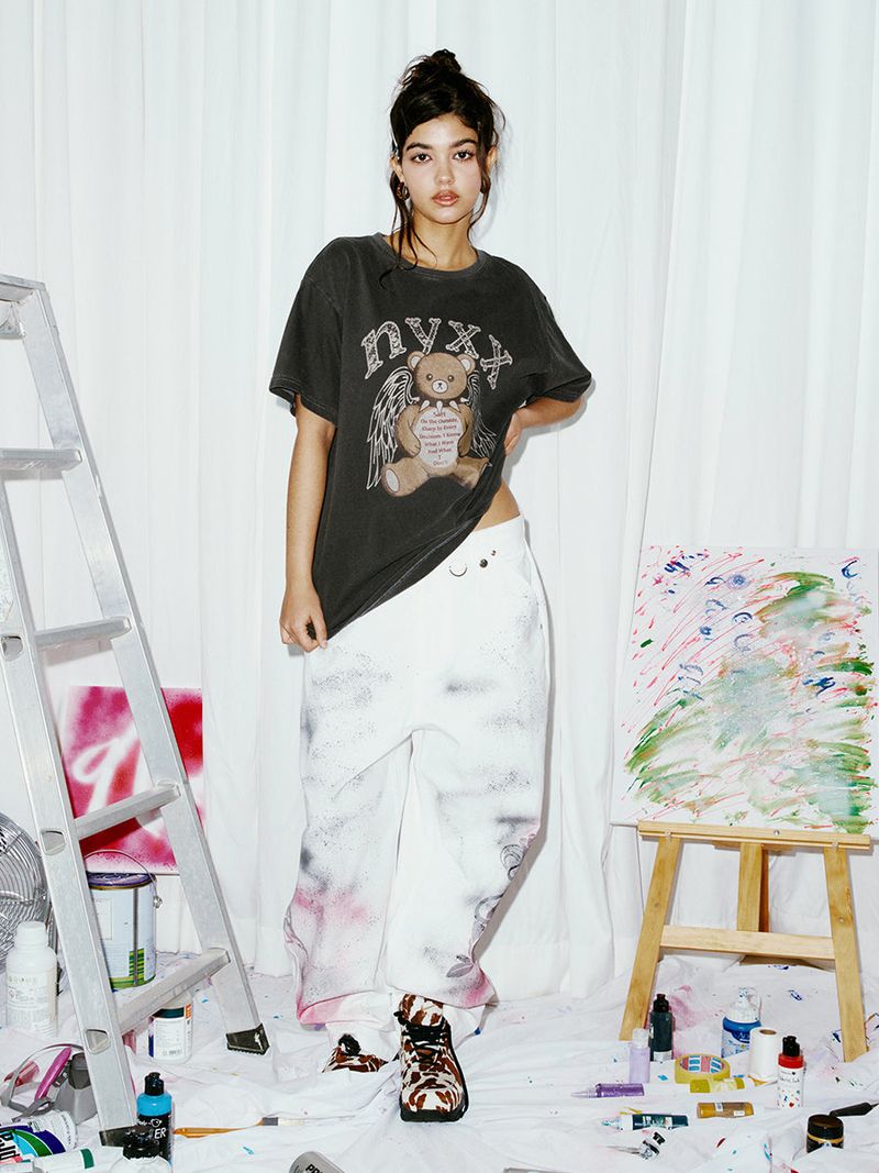 ANGEL BEAR TEE CHARCOAL