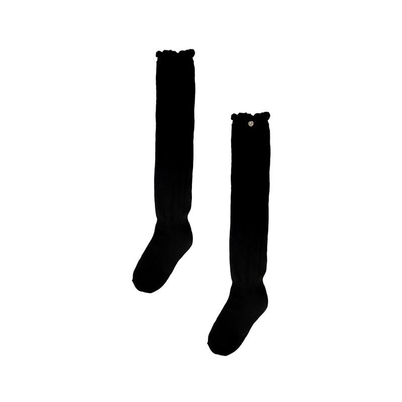 Charm Detail Knee Socks (3colors)