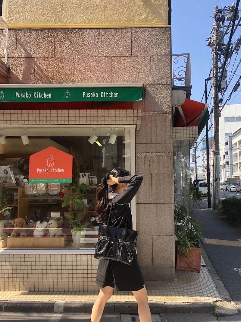 Easy ribbon bag_black