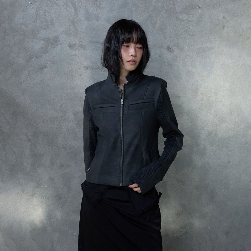 Still Lethardy（スティル レサーディ）の「リブスリーブレザージャケット（ジャケット/アウター）」