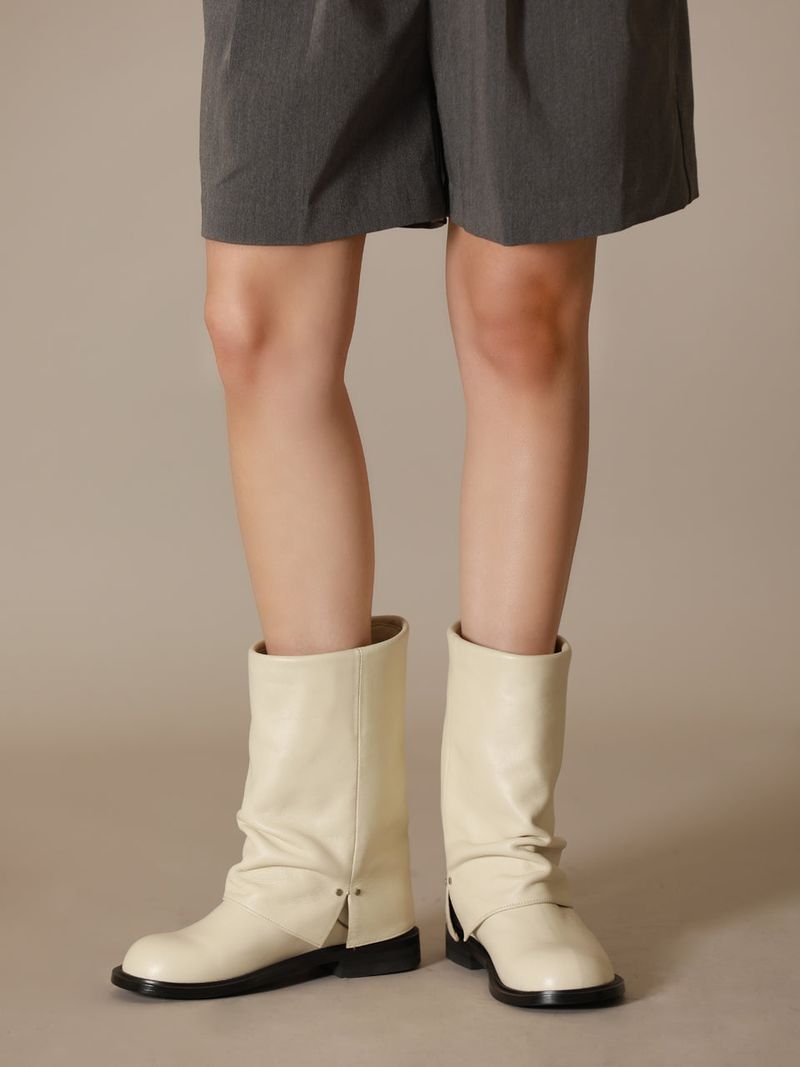 Leg warmer middle Boots ivory