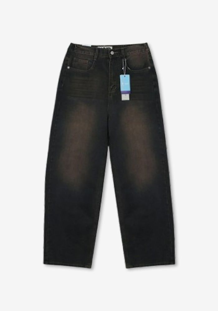 NU Wide Washing Denim Pants