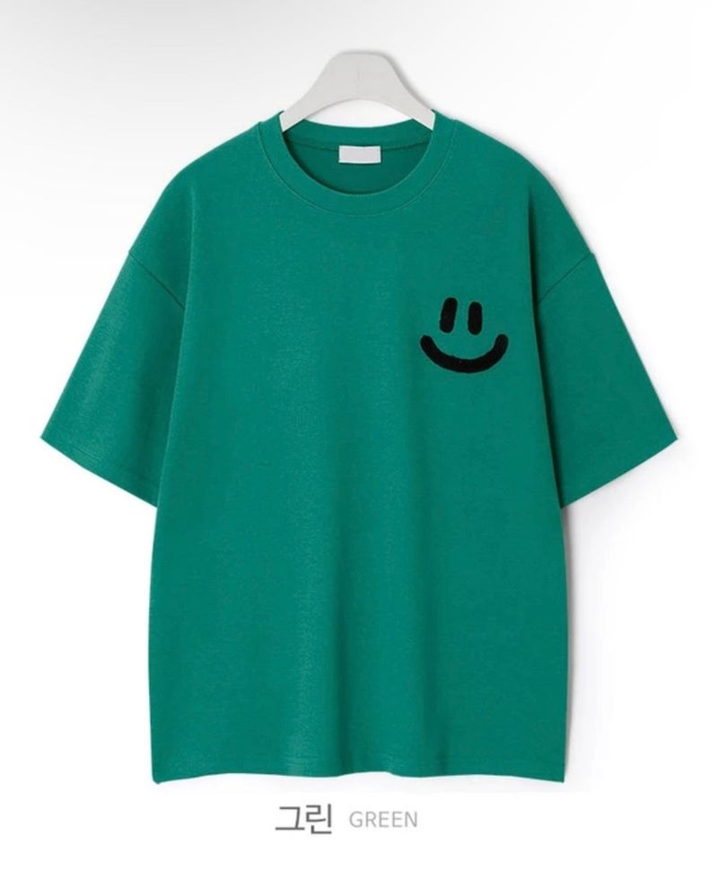 Daily Bookle Smile Overfit Short Sleeve