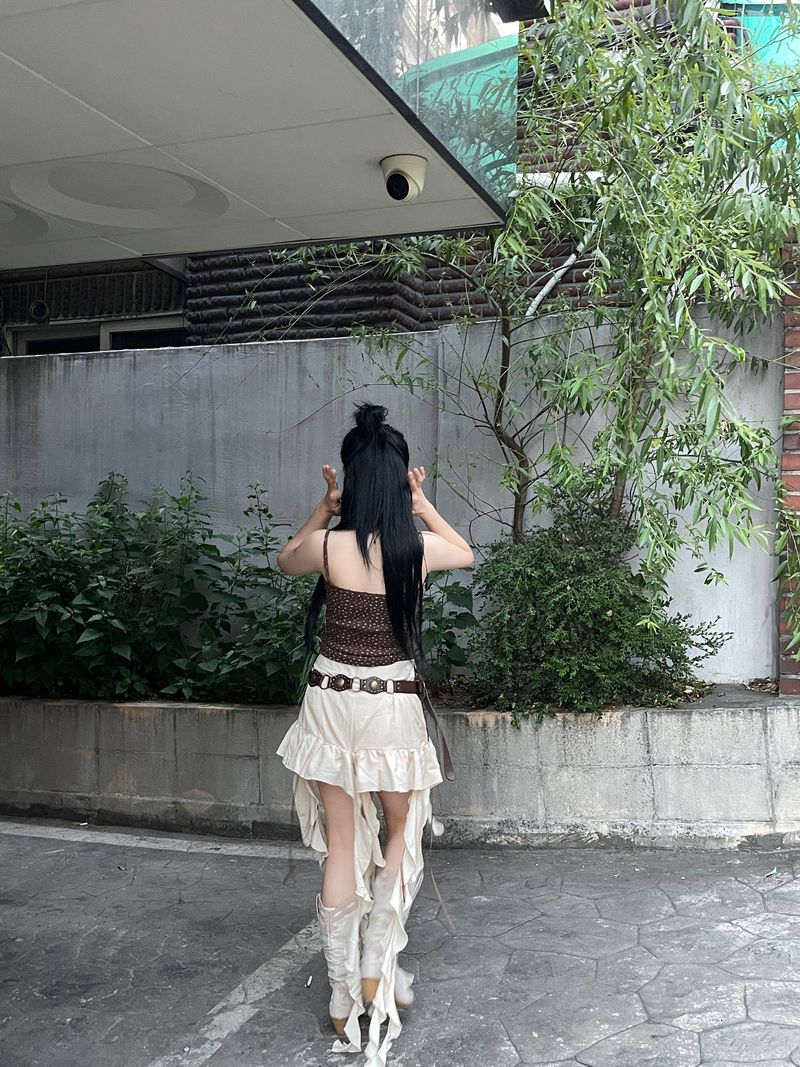 Fairy Ribbon Cargo Miniskirt