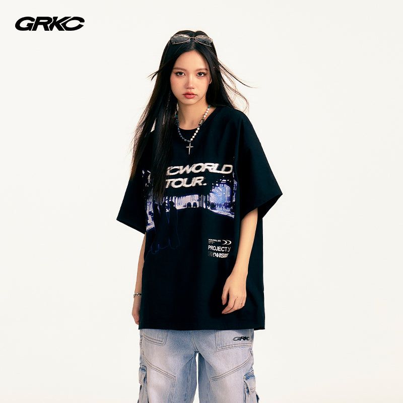 GRKC（ジーアールケーシー）の「ストリートTシャツ（トップス）」