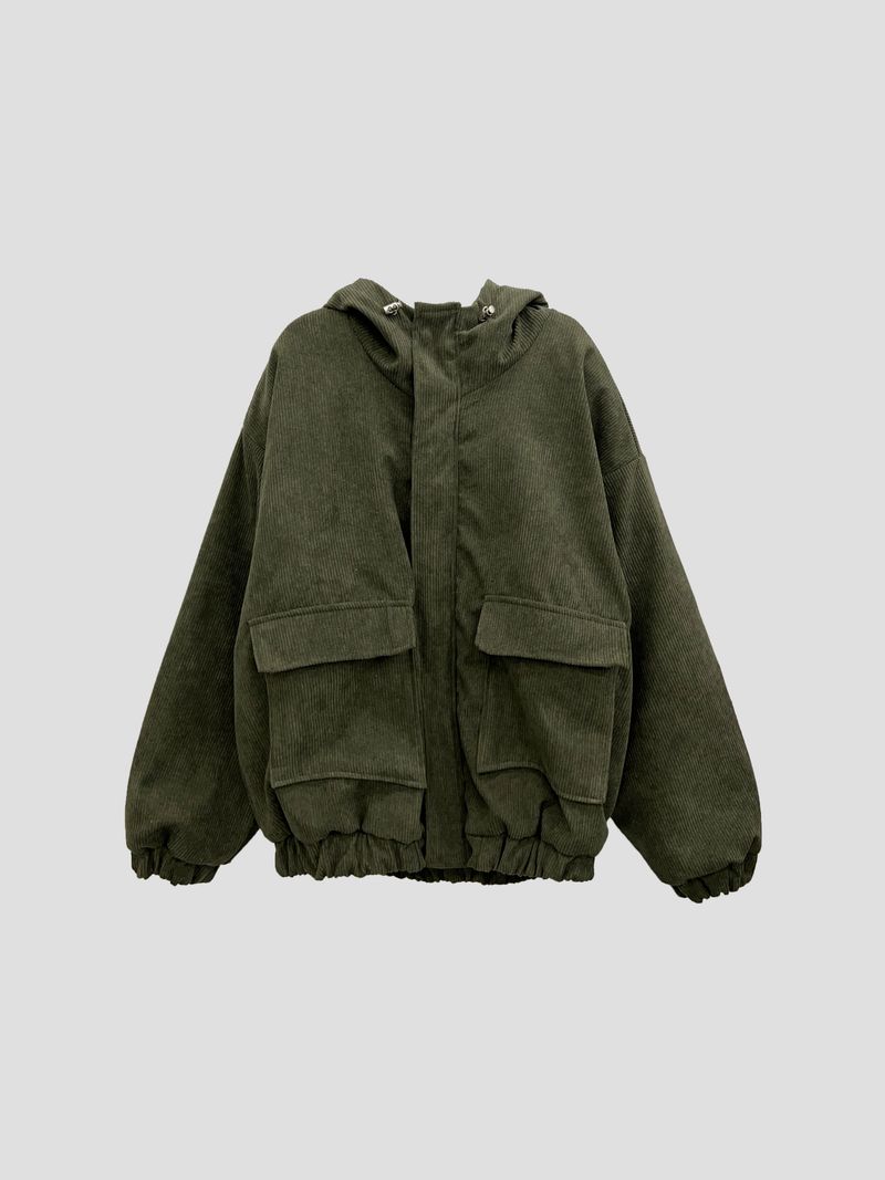 Number Jack Corduroy Hooded Jacket 3C