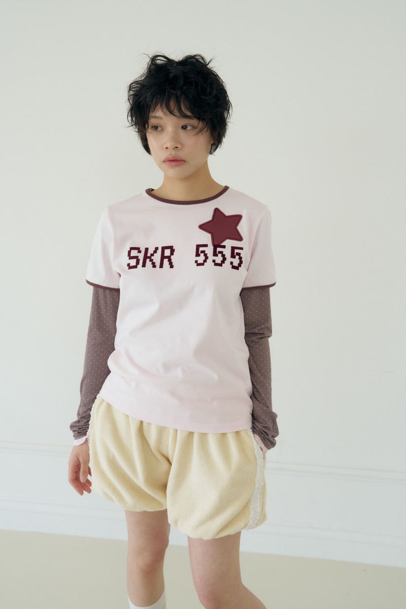 SHAKIRI（シャキリ）の「SKR 555 LAYERED TOP (PINK)（Pants）」