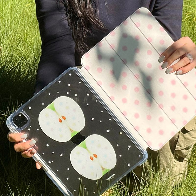 [MADE] cotton apple iPad case (ivory)