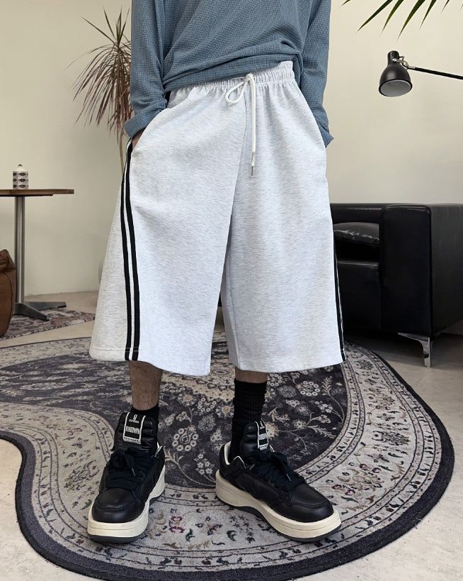 Cardin Double Line Bermuda Pants
