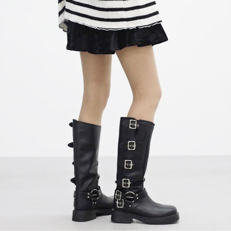 NONCODE（ノンコード）の「Renault Buckle Long Boots（Shoes）」