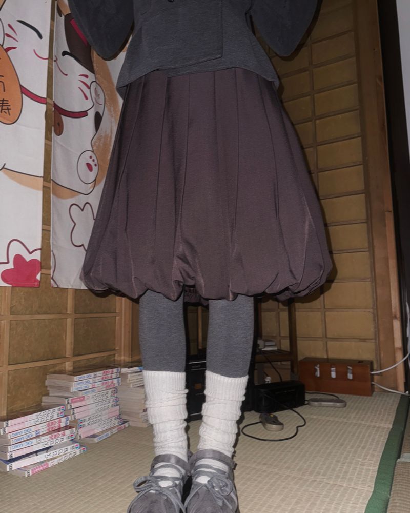 douchidouchi(ドウチドウチ)の「(3color) Rose Pleats Balloon Skirt(Skirts)」