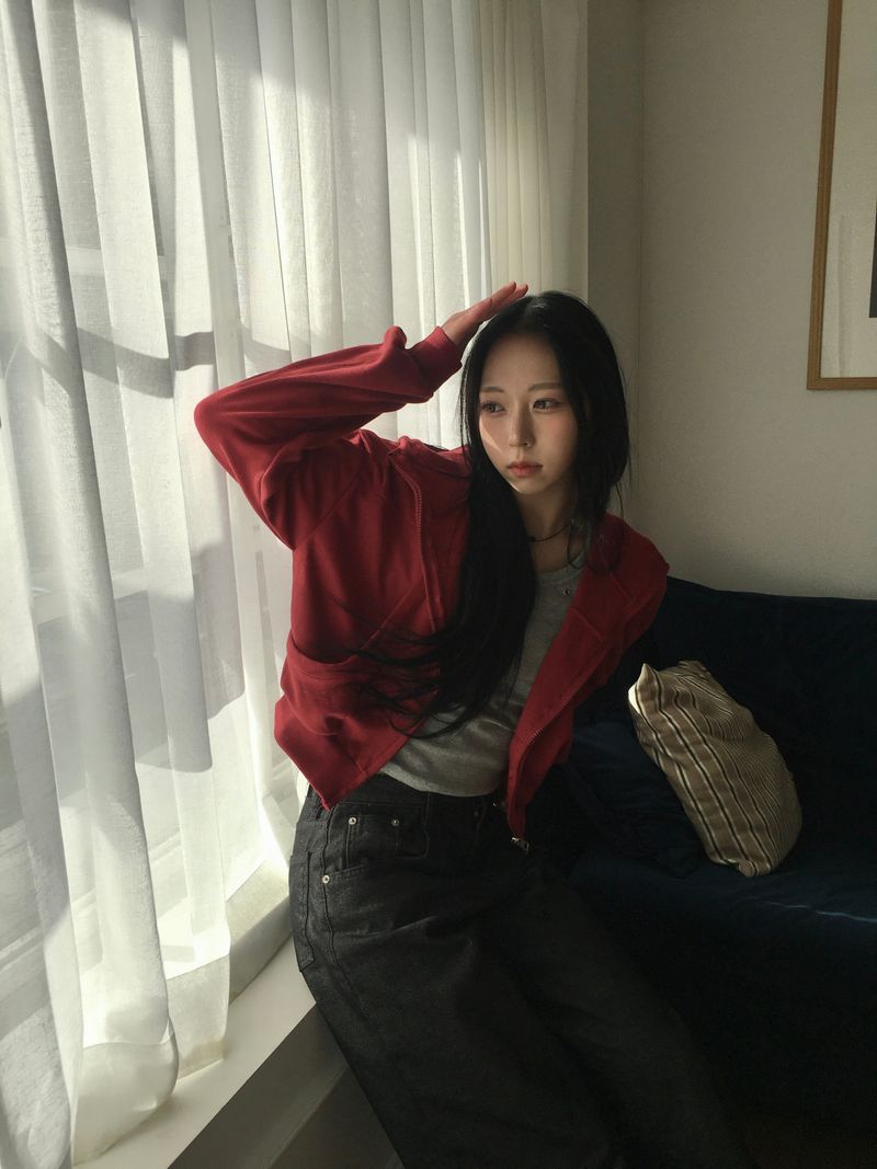 Rib Non-Fade Straight Pants (2c)
