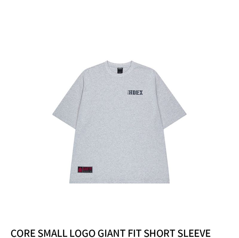 Core Small Logo Giant Fit Short Sleeve Melange White