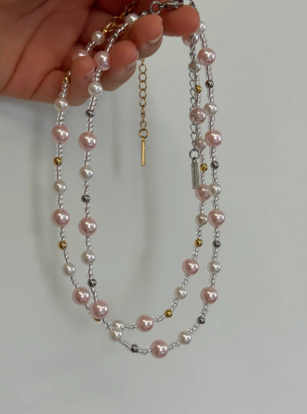 【MADE】Catch sb’s Eye -Glass Beads Necklace