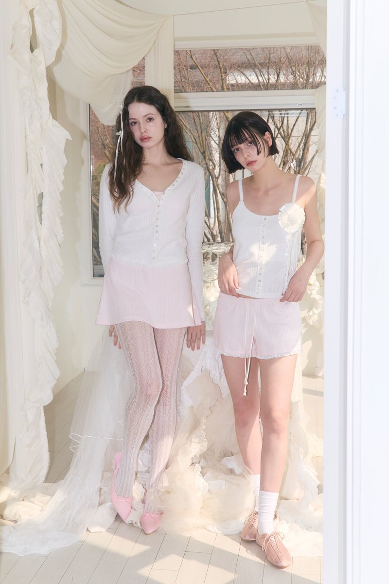 Sweet Dreams Lace Shorts (Pink)