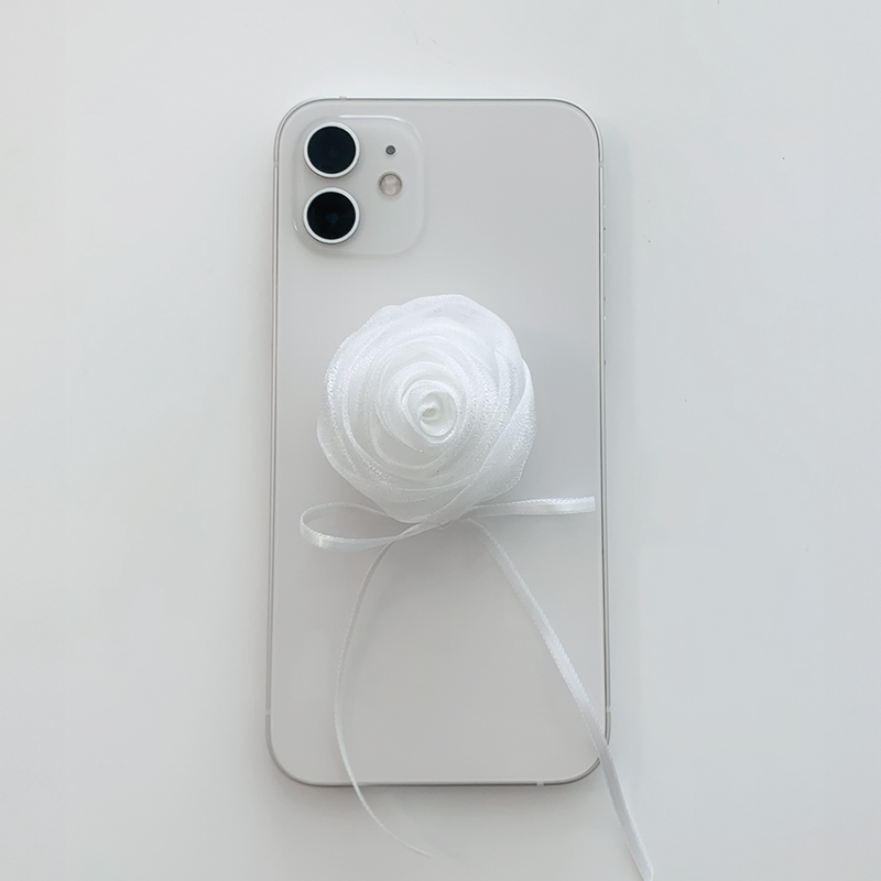 22haus（トゥートゥーハウス）の「cosage ribbon tok - white（Smartphone Accessories）」