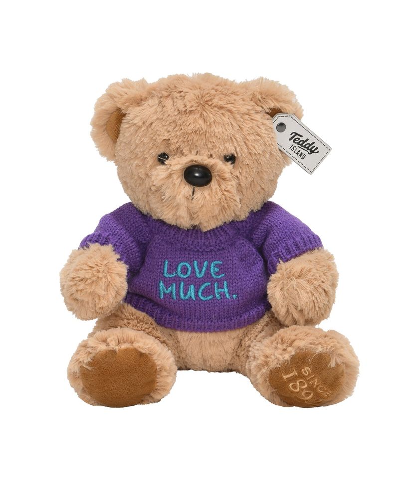 TEDDY ISLAND（テディアイランド）の「Message Teddybear [PURPLE]（Toys/Key Holders）」