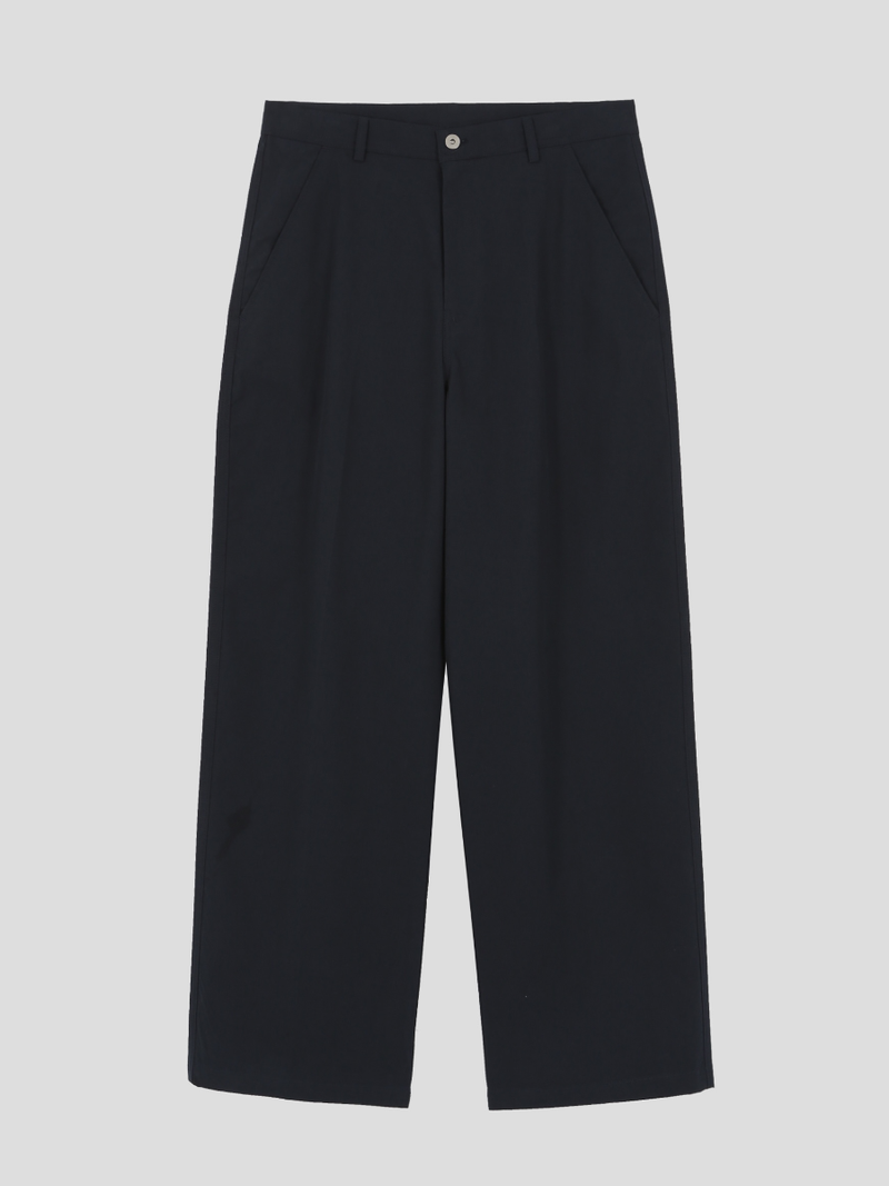 cotton wide chino pants