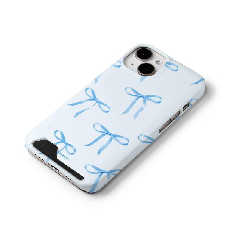 [Glossy] Thin Blue Ribbon 01 Phone Case