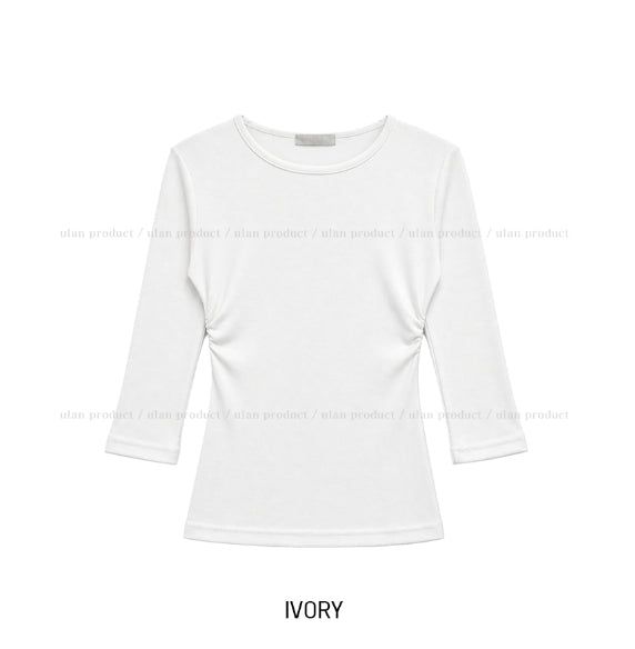 Heez Basic Round Three Quarter Long Sleeve