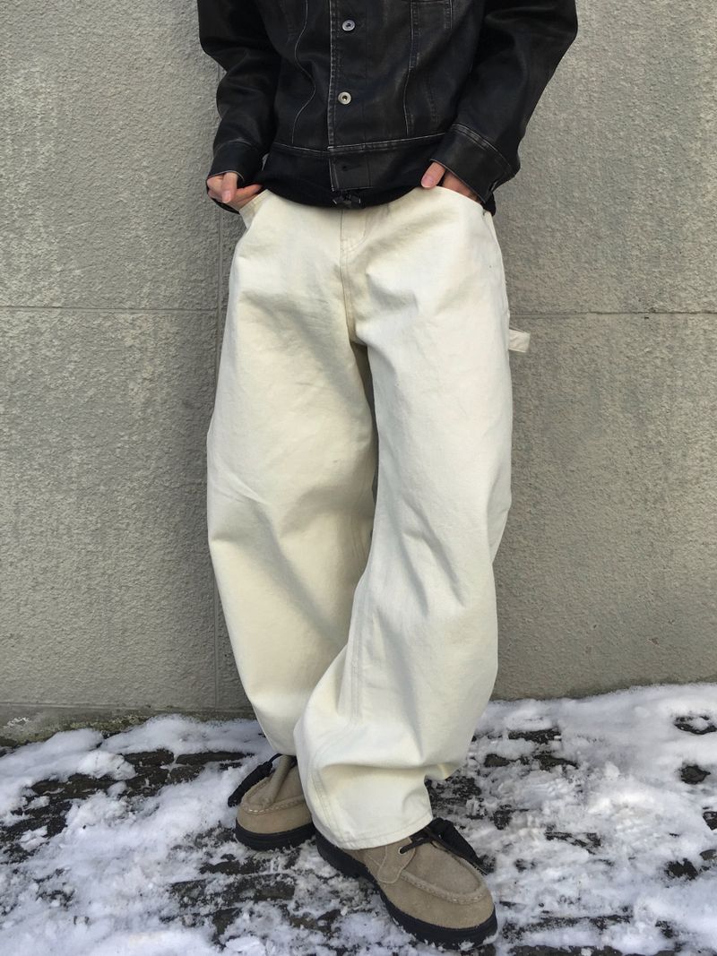 Siren Curved Cotton Wide Pants 2C