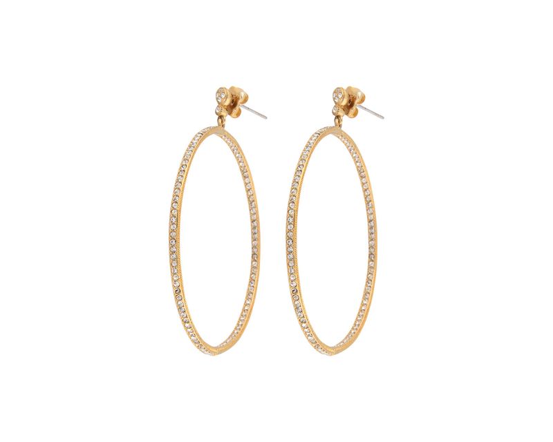 Glamour Wave Hoops