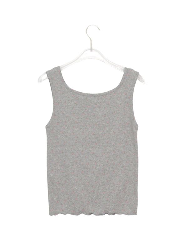Theron Wave Flower Square Neck Sleeveless