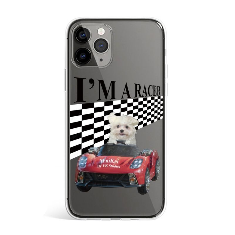 Jelly phone case maltese racer