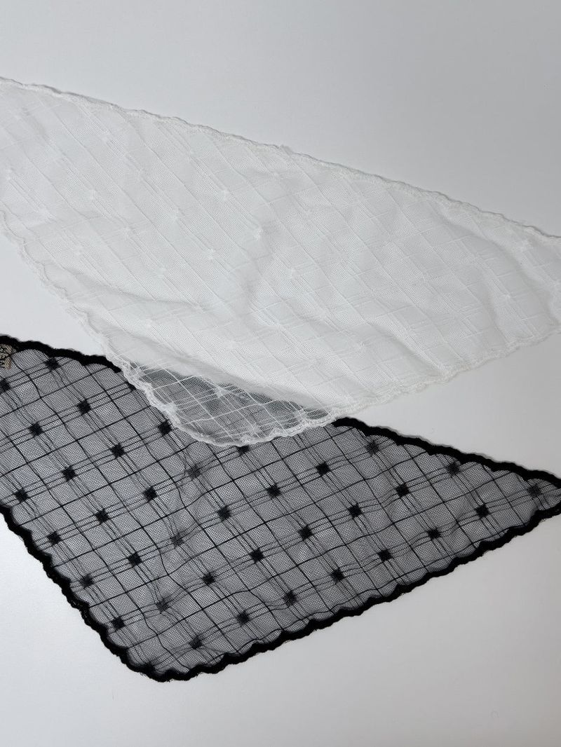 Lace Square Wrap Scarf