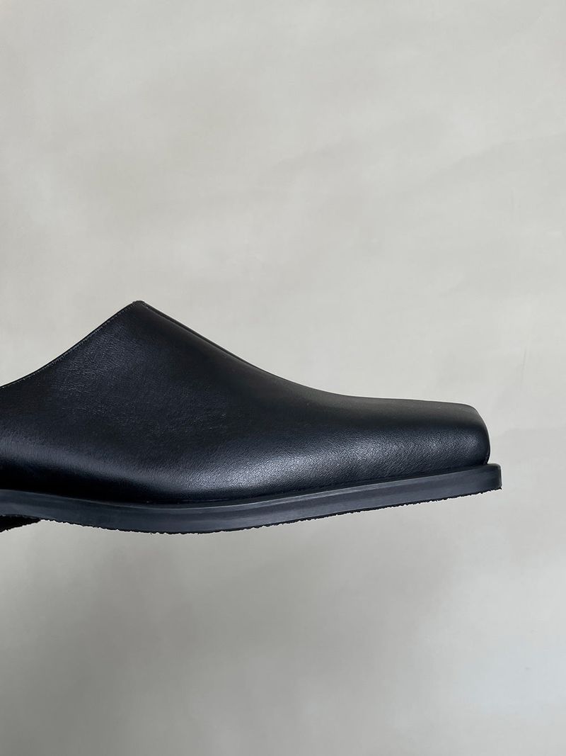 [HAND MADE] Square Bloafer (Black)
